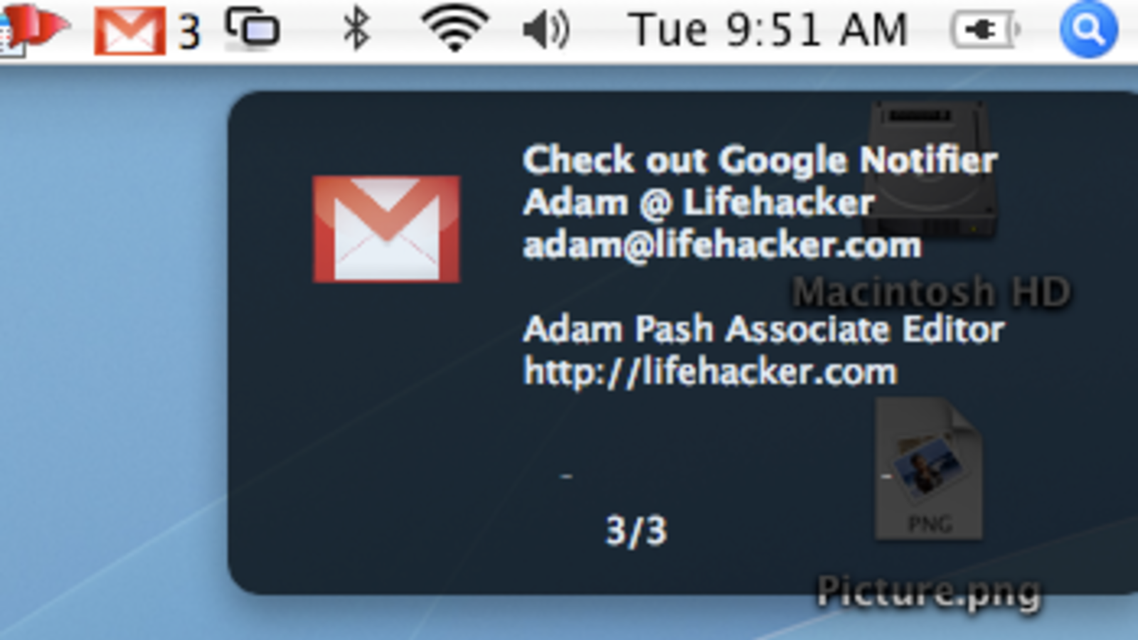 Where do you get gmail notifier for a mac download