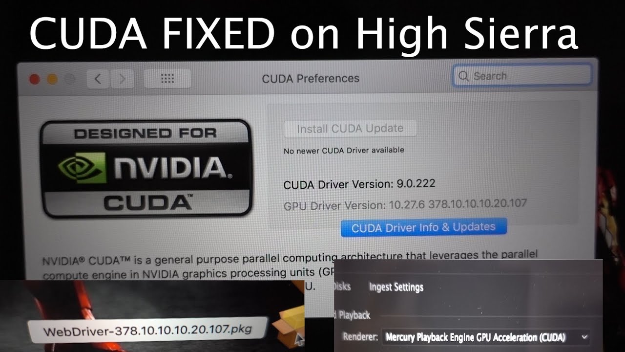 Nvidia Drivers For Mac High Sierra